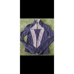 Ivivva Athletica by Lululemon Full Zip Jacket Purple Girls Size 12